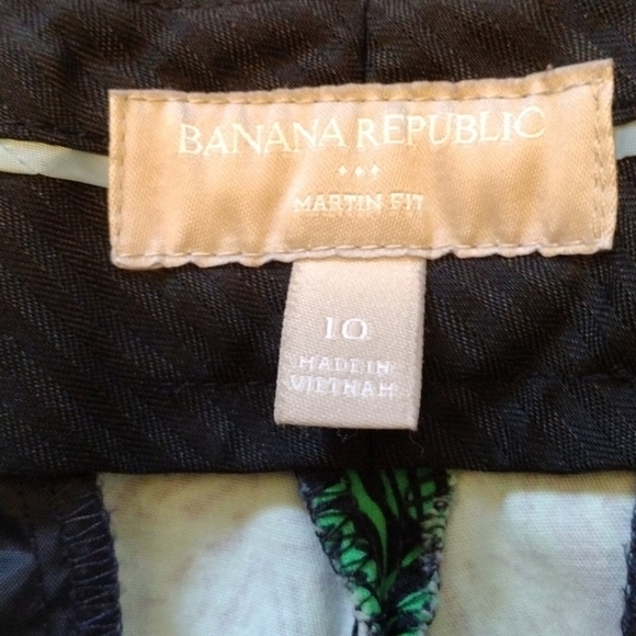 Banana Republic Palm Tree Pants Size 10 - Picture 5 of 5